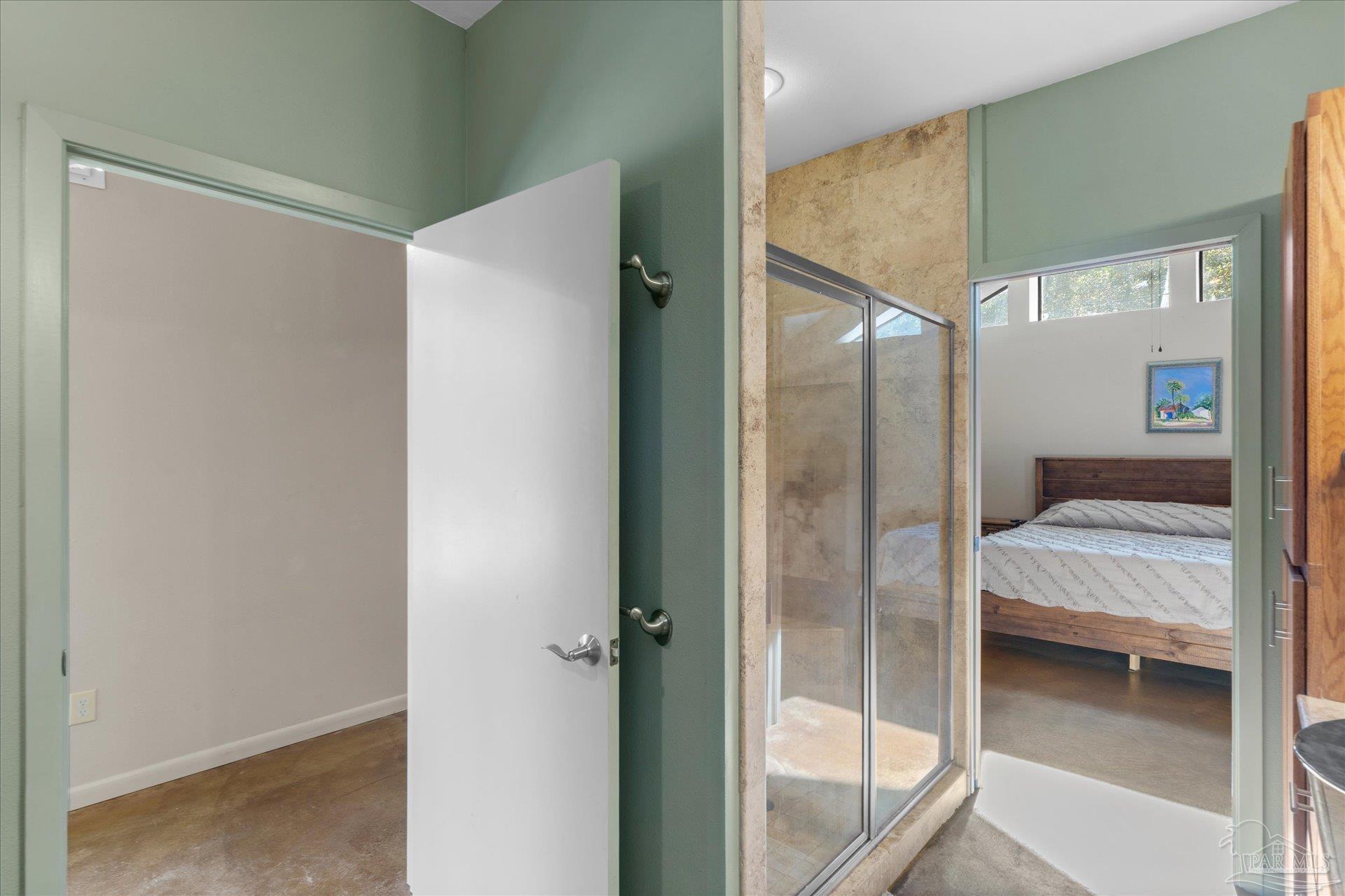 4394 Crabtree Church Road Molino, FL 32577 - Photo 32 of 70 a en suite bathroom with a shower