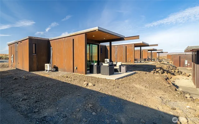 a view of a house with a snow