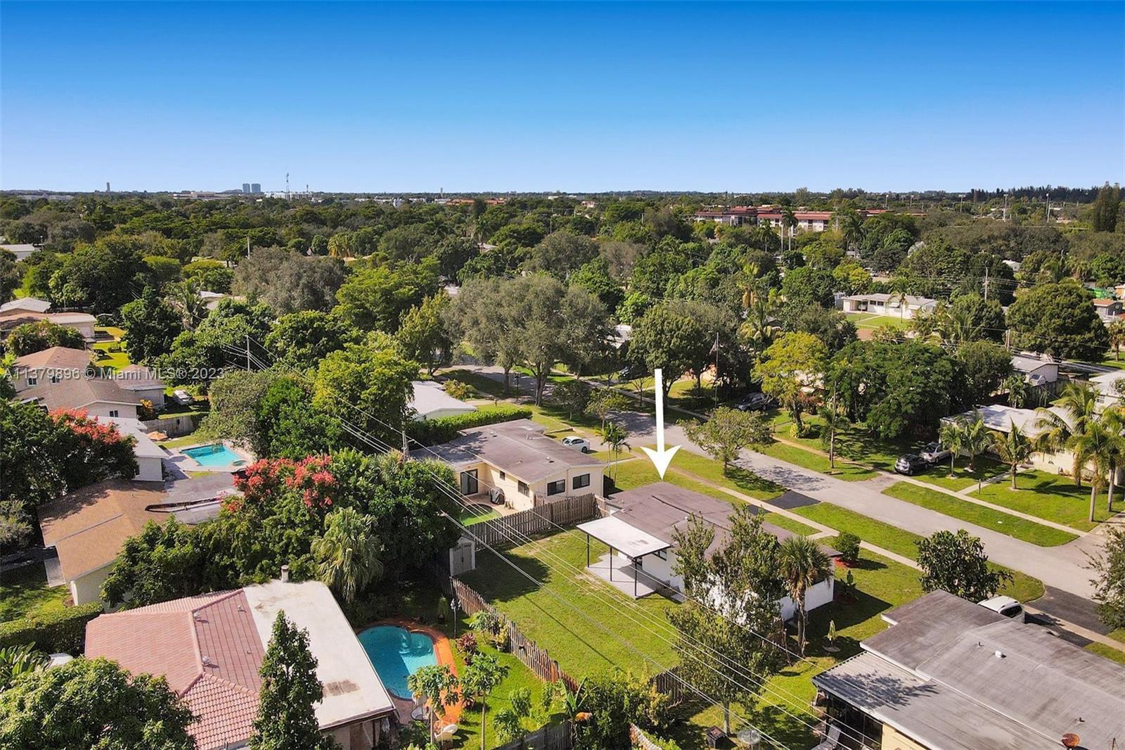 6842 Northwest 13th Street Plantation, FL 33313 - Photo 32 of 33 an aerial view of residential houses with outdoor space and street view