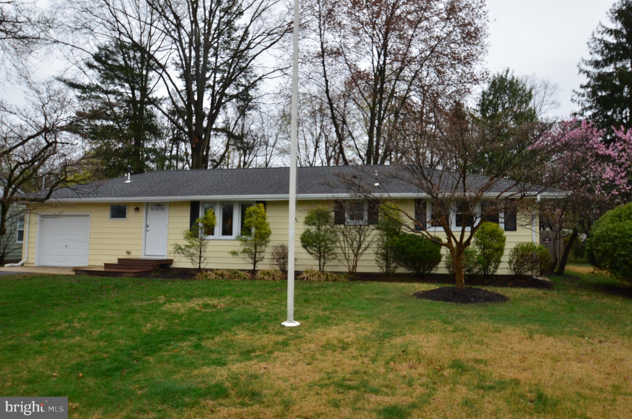 49 Wallace Road Princeton Junction, NJ 08550 - Photo 3 of 32 a front view of a house with a yard and trees