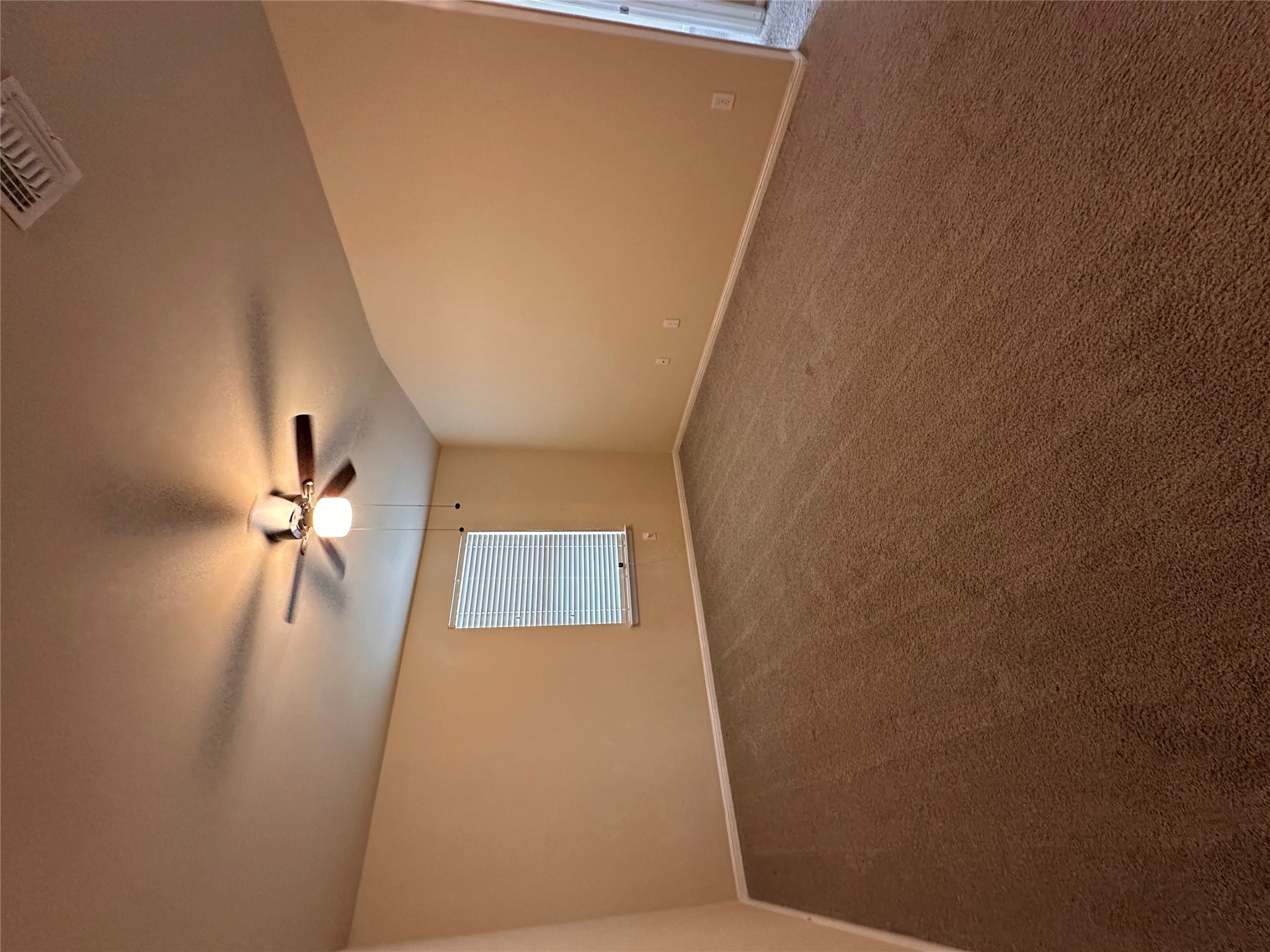 207 Liard River Road Hutto, TX 78634 - Photo 13 of 25 Unfurnished room with dark carpet and a ceiling fan