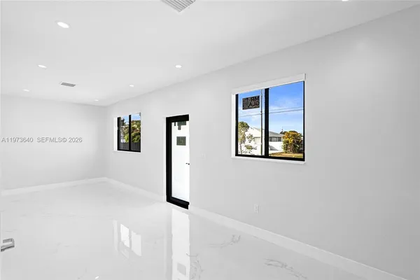 a view of an empty room