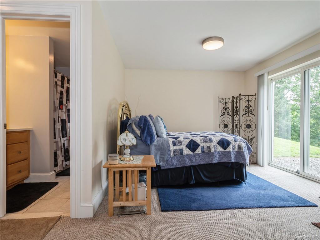 6-8 Wilbur Road Pleasant Valley, NY 12569 - Photo 26 of 36 Bedroom with light carpet and access to exterior