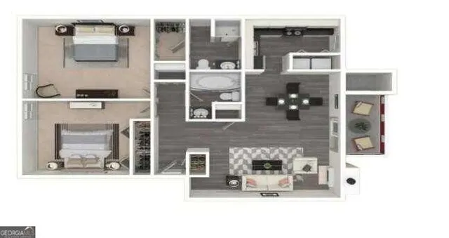 $1,263 | 1067 Pitts Road, Unit 1041E, Sandy Springs, GA 30350