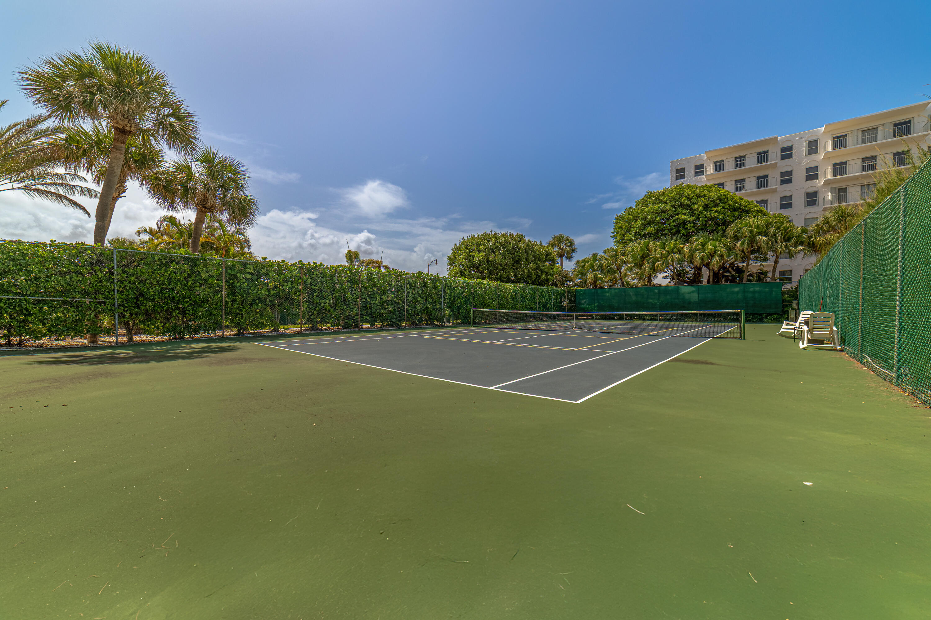 3250 South Ocean Boulevard, Unit 507N Palm Beach, FL 33480 - Photo 24 of 56 a view of outdoor space and tennis court