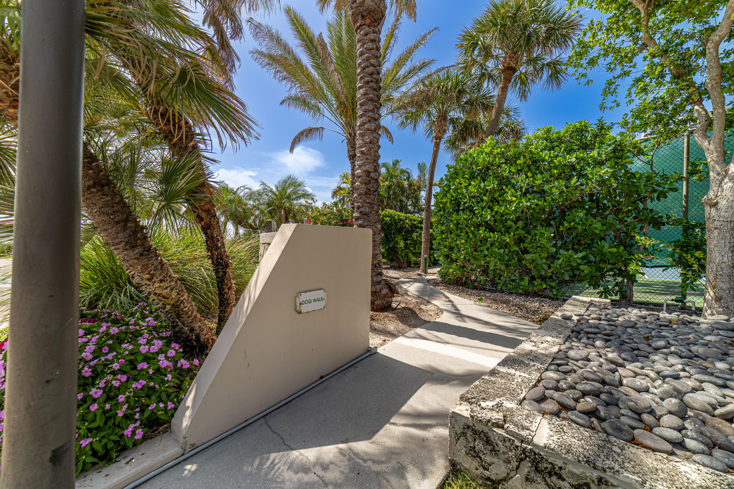 3250 South Ocean Boulevard, Unit 507N Palm Beach, FL 33480 - Photo 53 of 56 a view of a backyard with plants and a trees