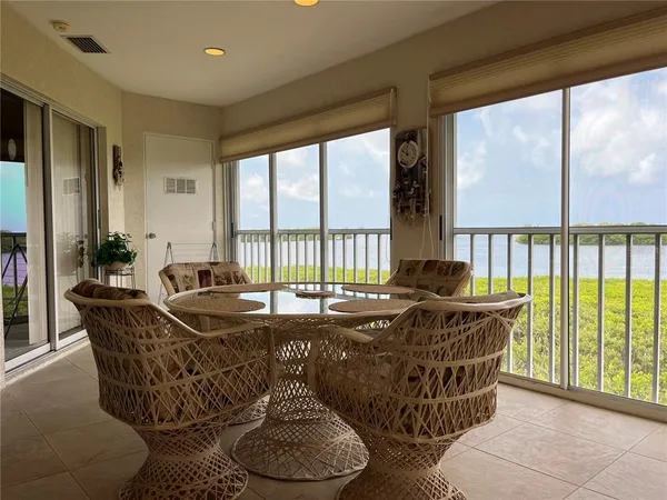 a view of a lot of a room