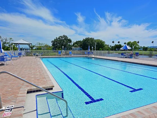 a view of an outdoor space and tennis court