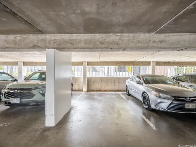 a view of car parking