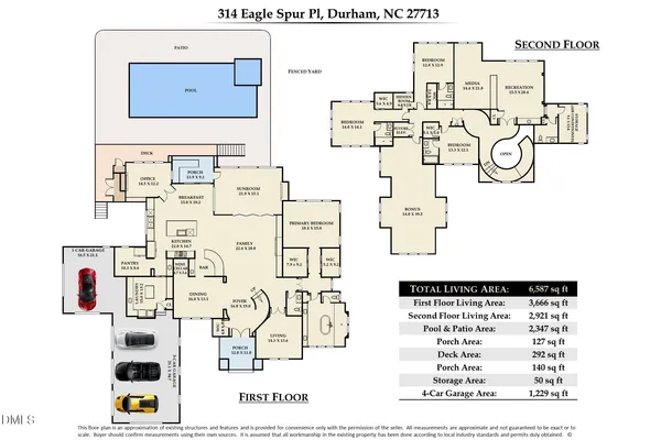 $2,875,000 | 314 Eagle Spur Place, Durham, NC 27713