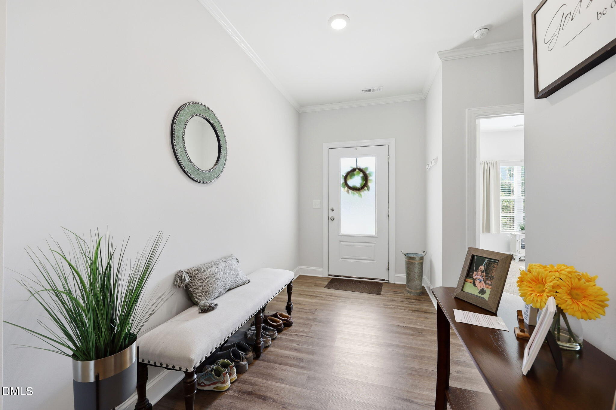 7012 Vanover Drive Raleigh, NC 27604 - Photo 7 of 41 Bright Foyer with LVP Flooring