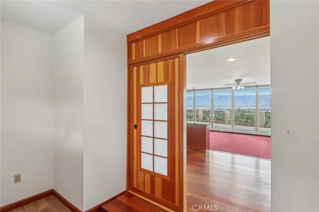 a view of front door