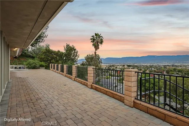 a view of ocean from a balcony