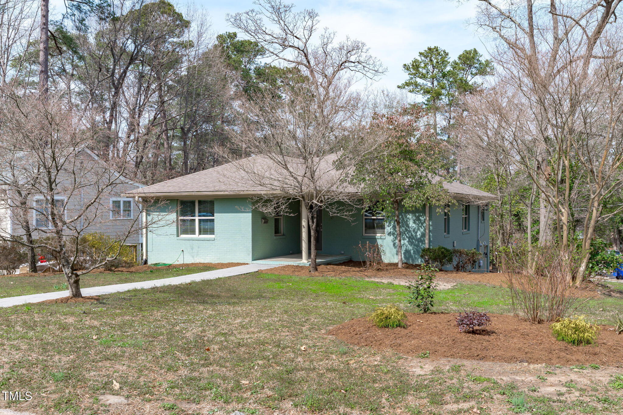 1900 Sunset Avenue Durham, NC 27705 - Photo 4 of 53 a front view of a house with a yard and tree