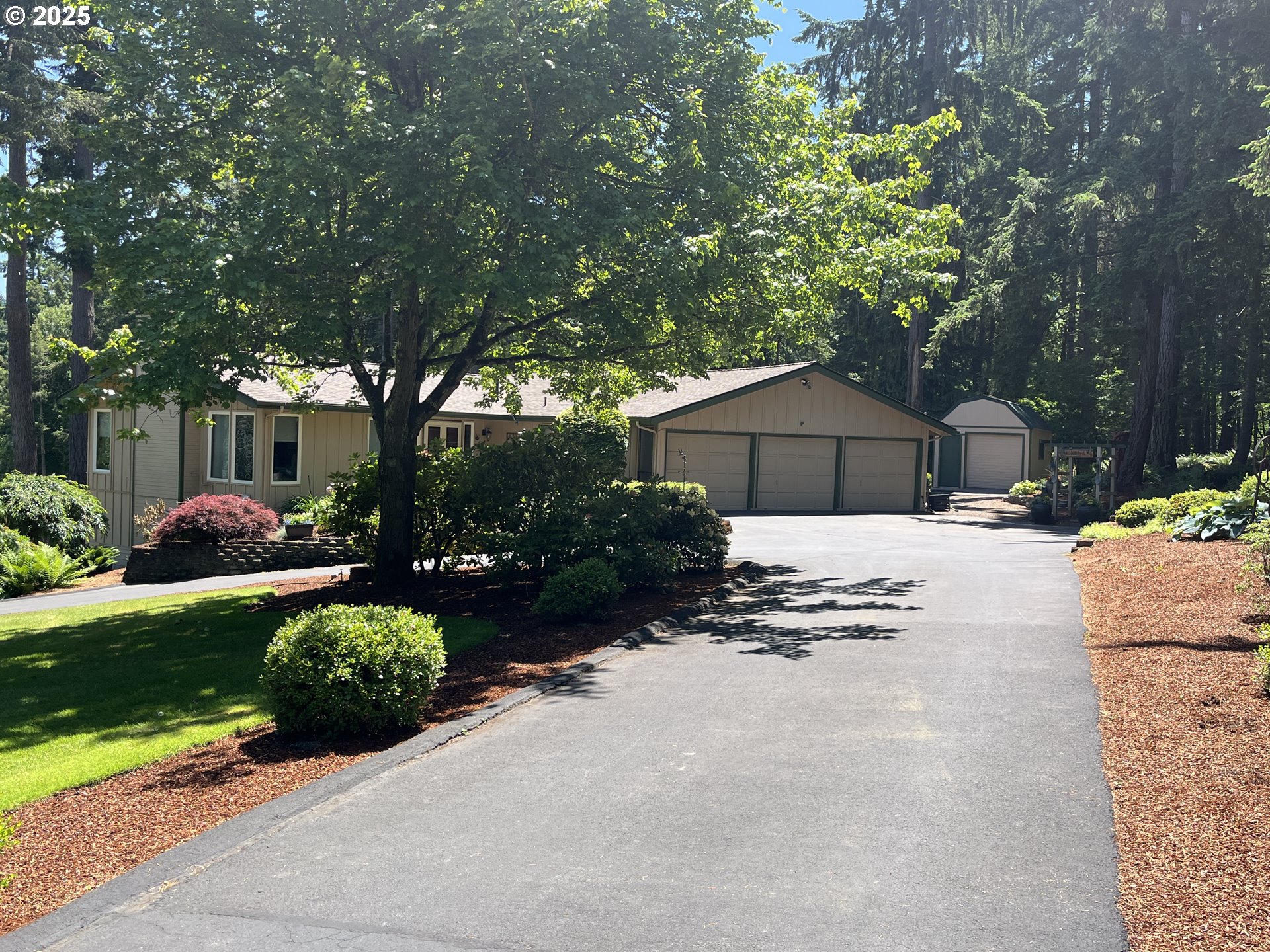 9076 Daleview Road Southeast Salem, OR 97317 - Photo 1 of 45 a front view of a house with a yard and tree