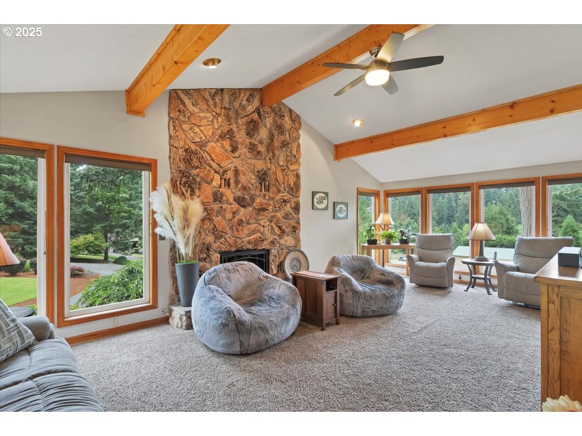 9076 Daleview Road Southeast Salem, OR 97317 - Photo 15 of 45 a living room with furniture and a large window