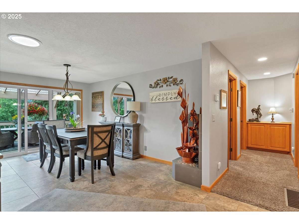 9076 Daleview Road Southeast Salem, OR 97317 - Photo 8 of 45 a dining room with furniture and a floor to ceiling window