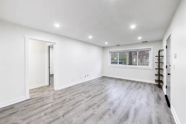 a view of an empty room