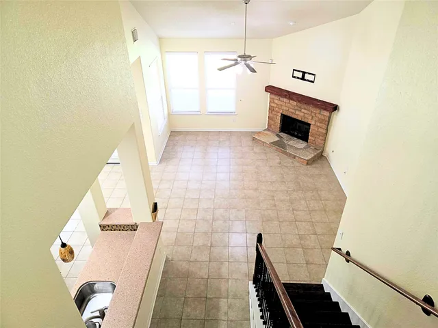 a view of an empty room