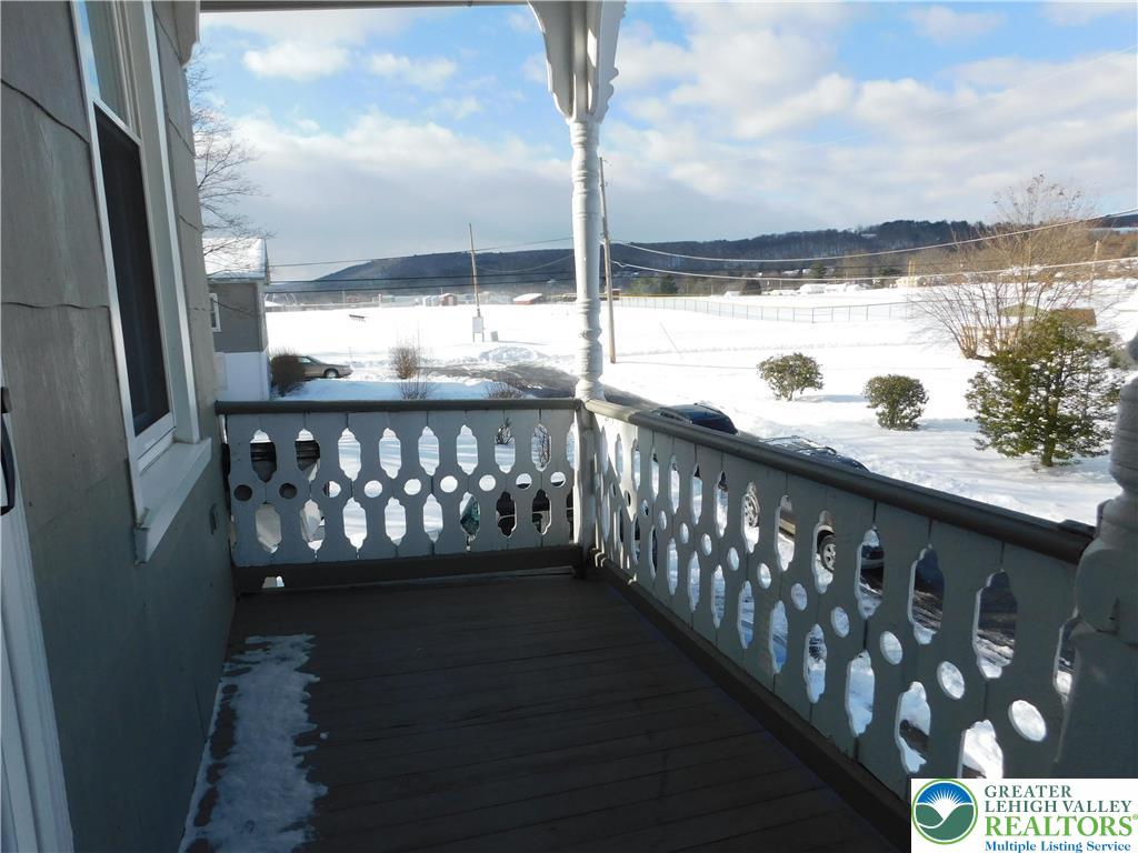 300 South 9th Street, Unit 2/UPSTAIRS Lehighton, PA 18235 - Photo 13 of 19 a view of a balcony with wooden floor