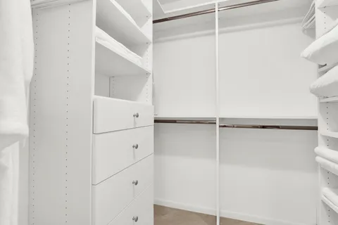 a view of walk in closet