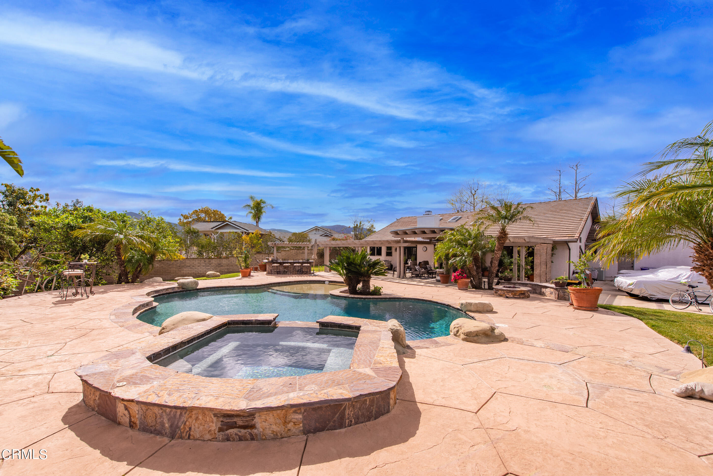 6893 Aviano Drive Camarillo, CA 93012 - Photo 47 of 67 a view of a swimming pool with a patio