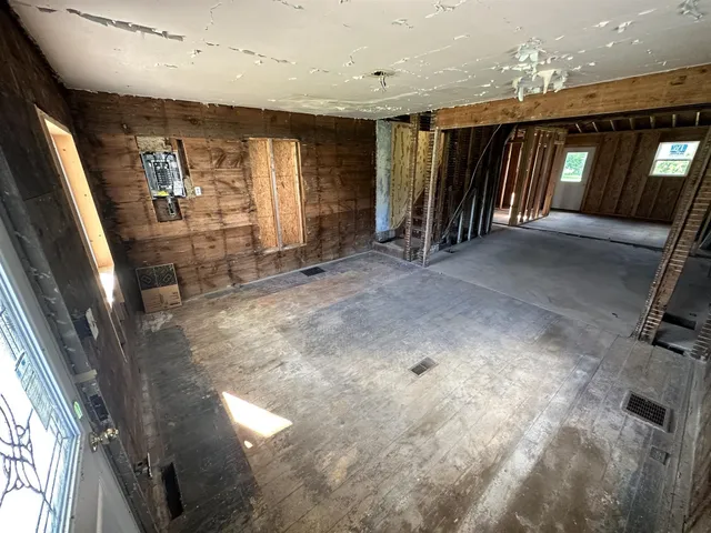 a view of storage and utility room