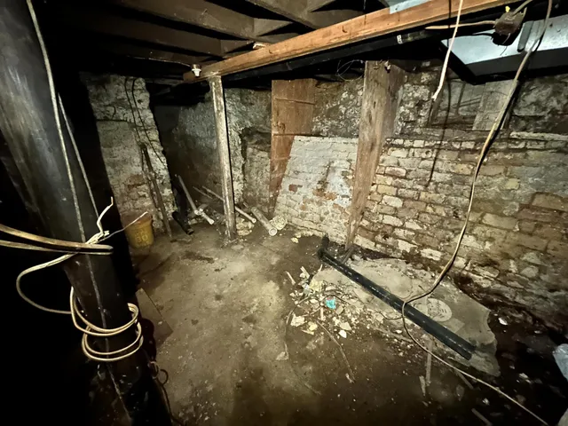 a view of storage and utility room