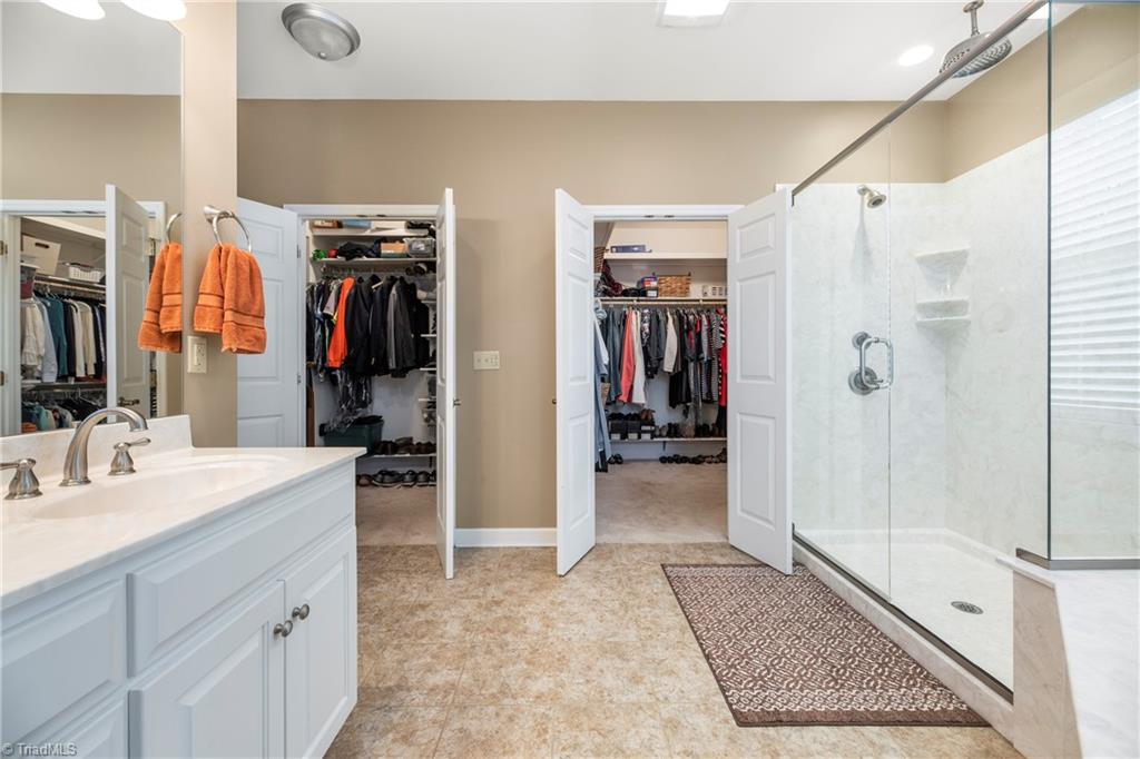 1256 Greenhill Road Mount Airy, NC 27030 - Photo 24 of 50 Primary Bath and Walk In Closets
