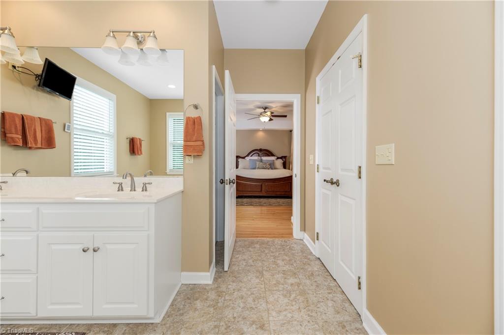 1256 Greenhill Road Mount Airy, NC 27030 - Photo 25 of 50 Primary Bathroom leading to Bedroom