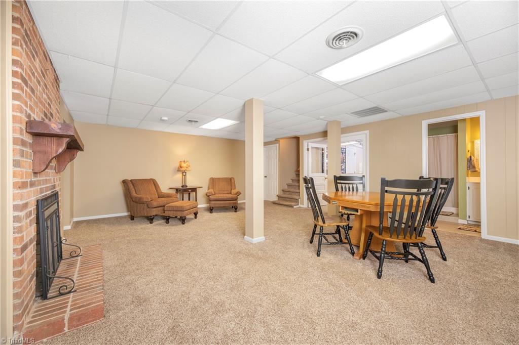 1256 Greenhill Road Mount Airy, NC 27030 - Photo 40 of 50 Walkout Basement w/fireplace