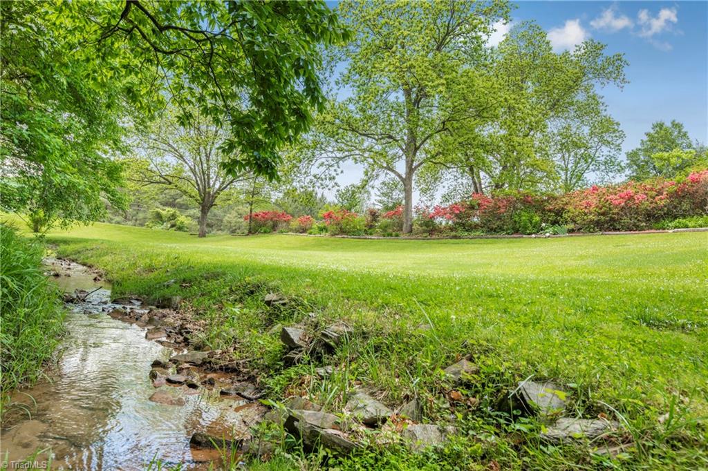 1256 Greenhill Road Mount Airy, NC 27030 - Photo 7 of 50 Side lawn w/creek