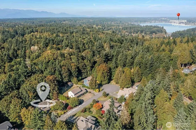 a view of a city with lots of trees