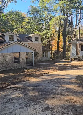 a backyard of a house
