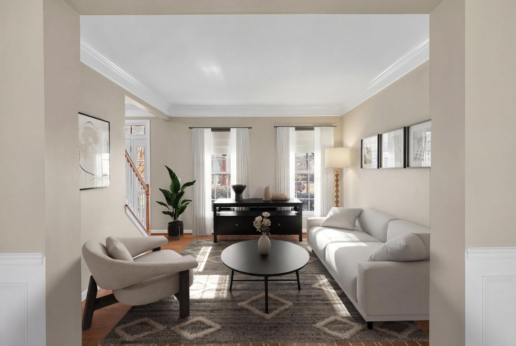 105 Lagan Court Franklin, TN 37064 - Photo 11 of 51 a living room with furniture a large window and a table