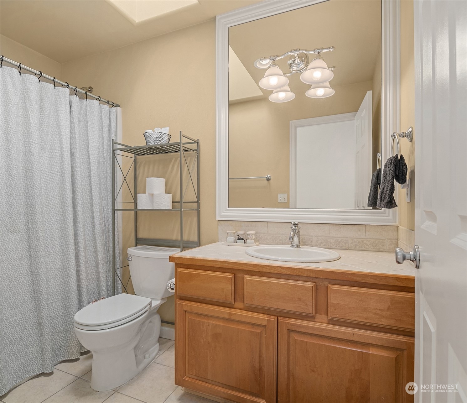 10217 Southeast 237th Street Kent, WA 98031 - Photo 17 of 28 a bathroom with a sink a toilet and shower