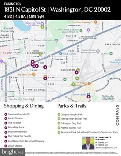 $1,150,000 | 1831 North Capitol Street Northeast, Washington, DC 20002