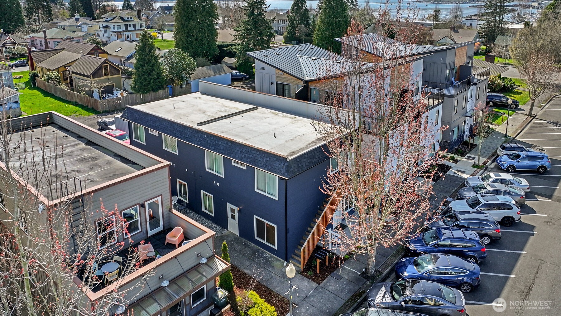 357 Martin Street Blaine, WA 98230 - Photo 5 of 18 an aerial view of multiple houses with yard