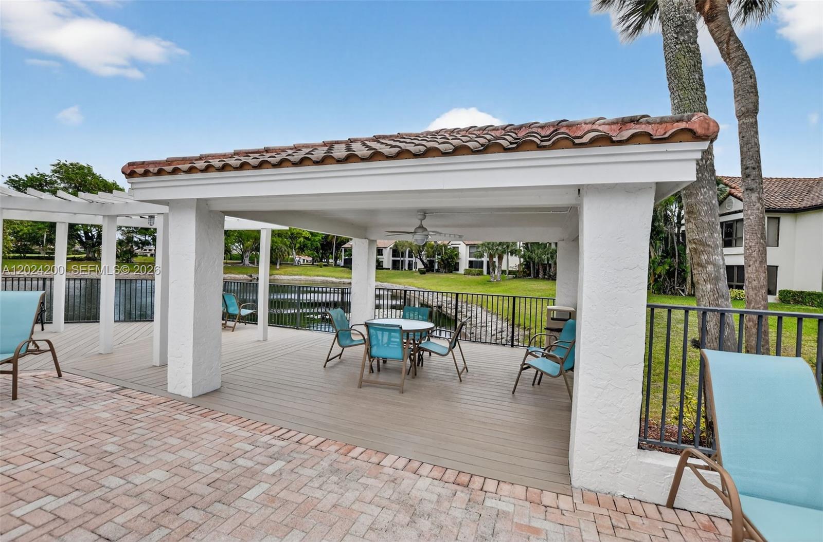 7906 Granada Place, Unit 1201 Boca Raton, FL 33433 - Photo 48 of 73 Covered Sitting Area