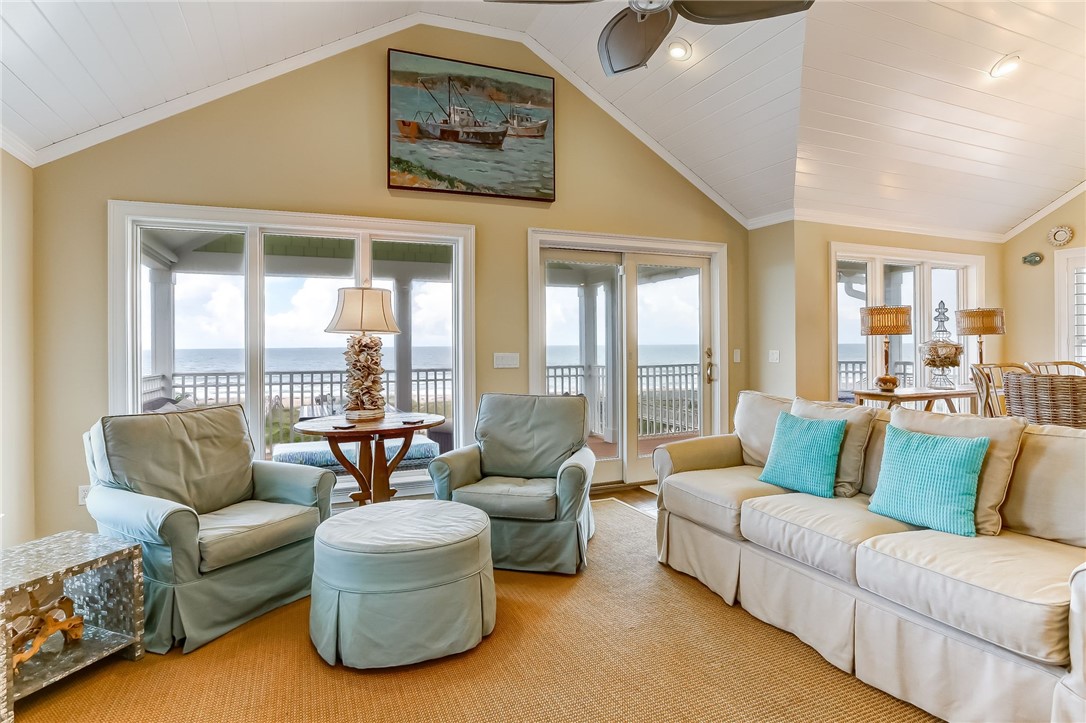 2384 South Fletcher Avenue Fernandina Beach, FL 32034 - Photo 6 of 35 a living room with furniture and a large window
