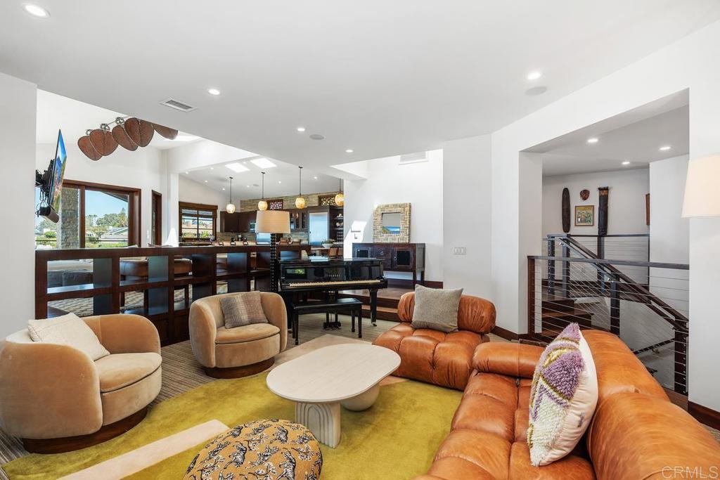 2260 El Amigo Road Del Mar, CA 92014 - Photo 14 of 40 View showing both living rooms and kitchen