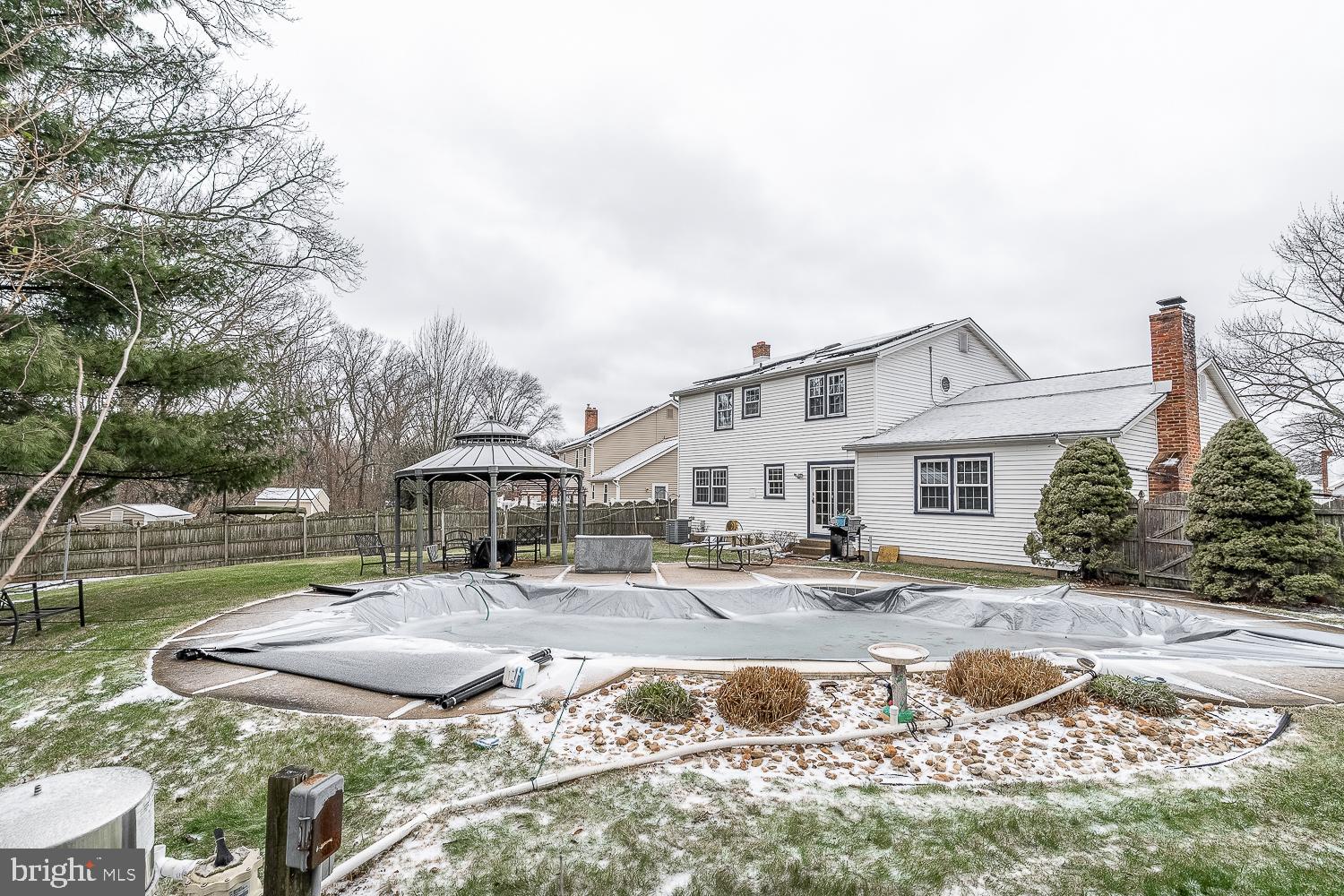 421 Hampton Lane Somerdale, NJ 08083 - Photo 29 of 35 a swimming pool with outdoor seating yard and pathway