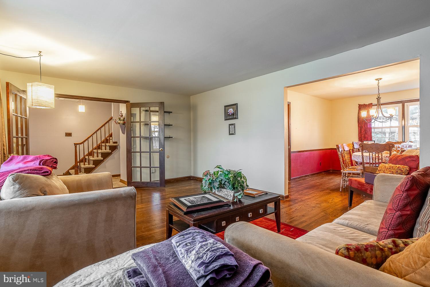 421 Hampton Lane Somerdale, NJ 08083 - Photo 5 of 35 a living room with furniture and a wooden floor