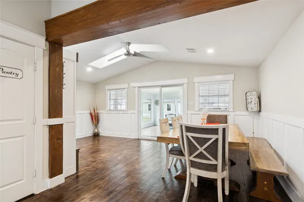 a view of an empty room