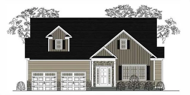 a view of front of a house with a window