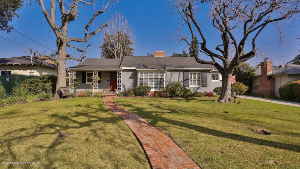 3187 Orlando Road Pasadena, CA 91107 - Photo 1 of 1 a front view of a house with garden