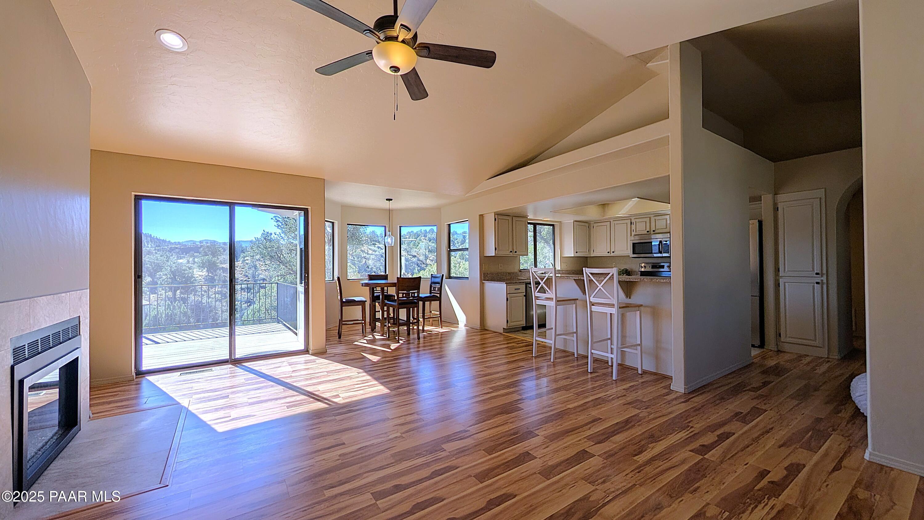 4911 Hornet Drive Prescott, AZ 86301 - Photo 4 of 29 a view of a livingroom with furniture and hardwood floor