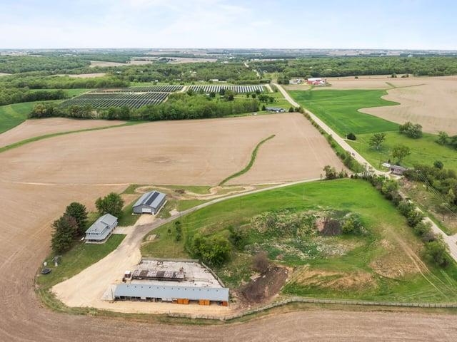 8294 North Leaf River Road Leaf River, IL 61047 - Photo 55 of 56 a view of a lake with a yard