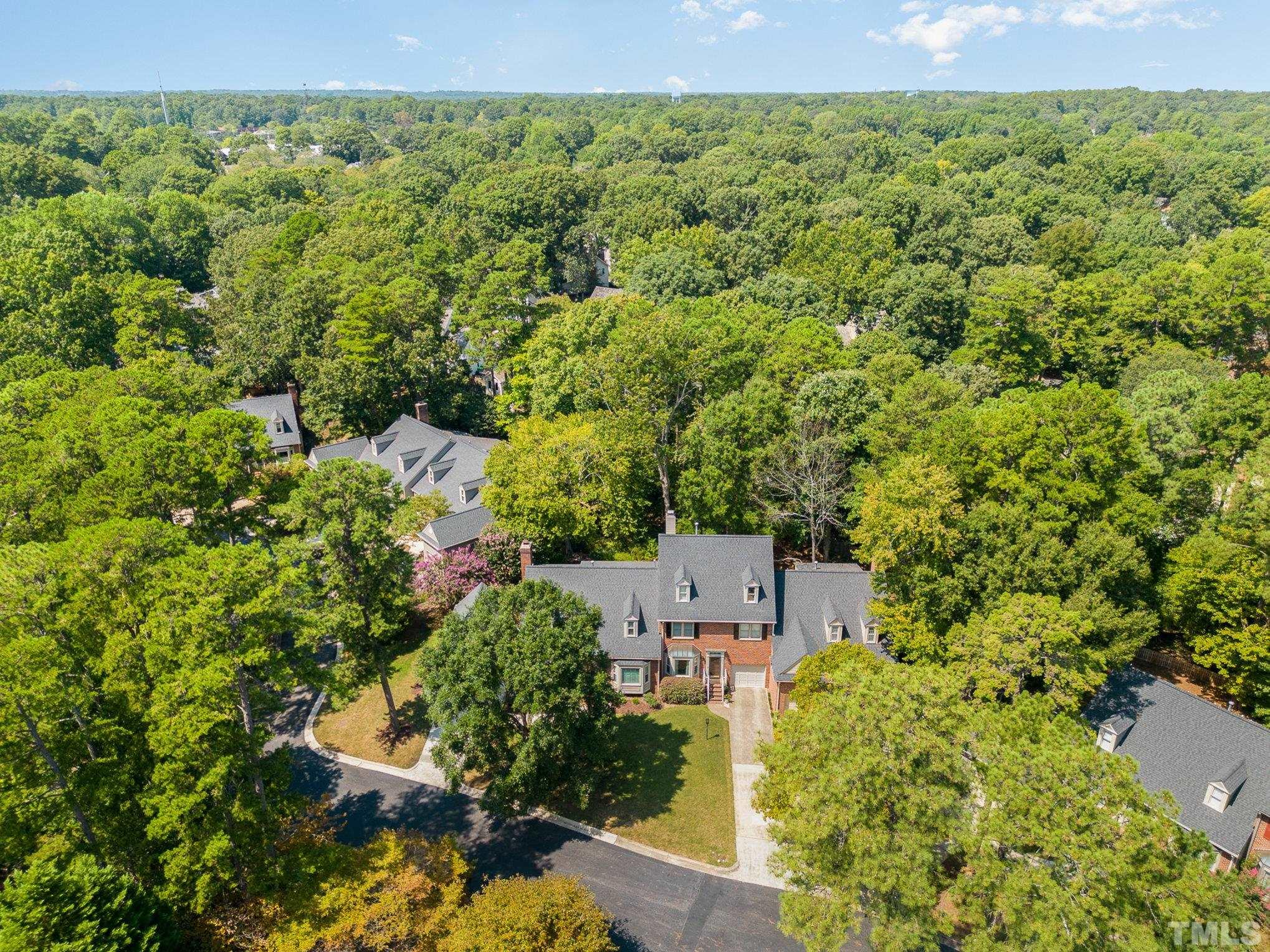 7941 Footman Way Raleigh, NC 27615 - Photo 39 of 41 an aerial view of a house with a yard