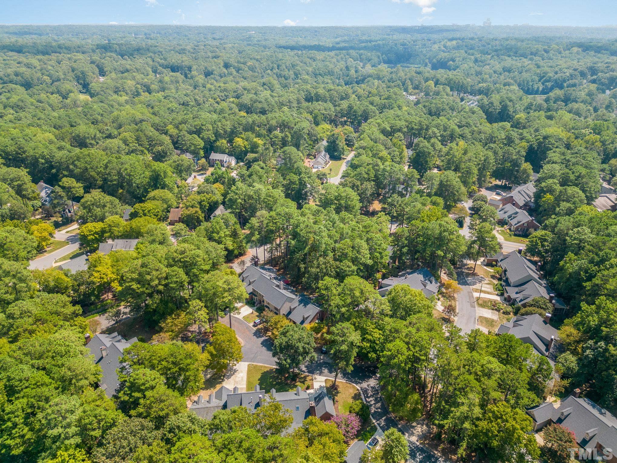 7941 Footman Way Raleigh, NC 27615 - Photo 41 of 41 an aerial view of a houses with a yard
